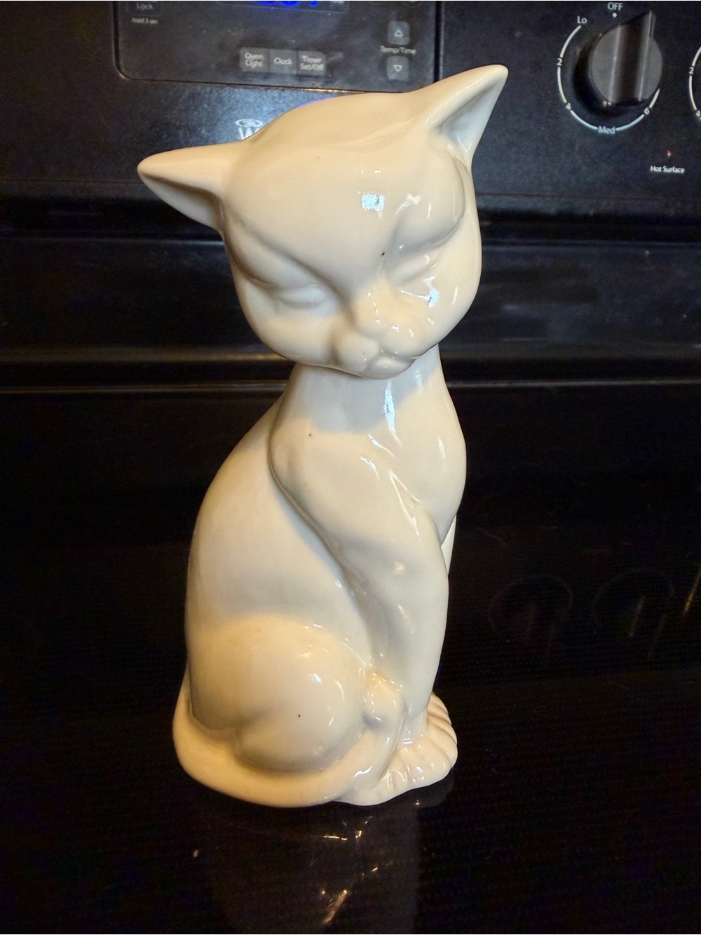 Vintage Enesco Ceramic Cat Figurine